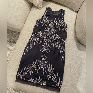 Adrianna Papell Beaded Cocktail Dress